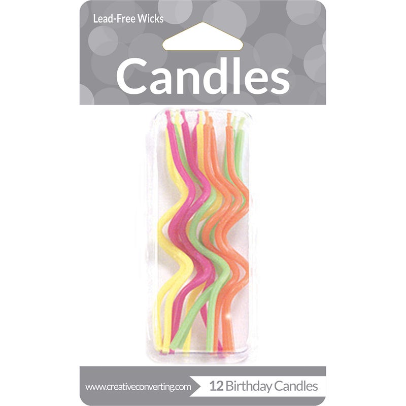 Creative Converting Birthday Cake Candle, 3.25", Multicolored, 101025 - Image 3